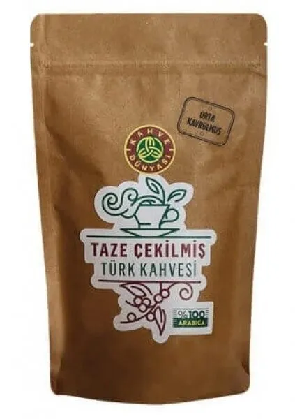 Kahve Dünyası Taze Çekilmiş Orta Kavrulmuş Türk Kahvesi 100 gr Kahve