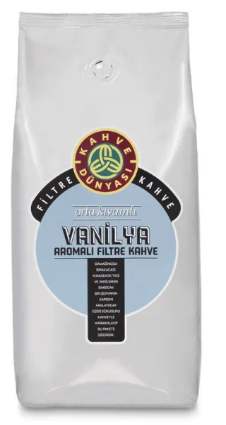 Kahve Dünyası Vanilya Aromalı Çekirdek Filtre 1 kg Kahve