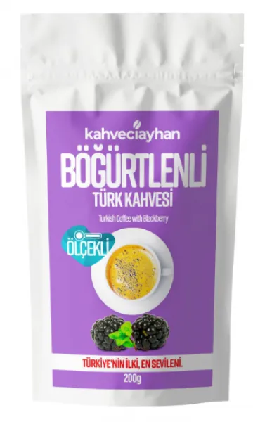 Kahveci Ayhan Böğürtlenli Türk Kahvesi 200 gr Kahve