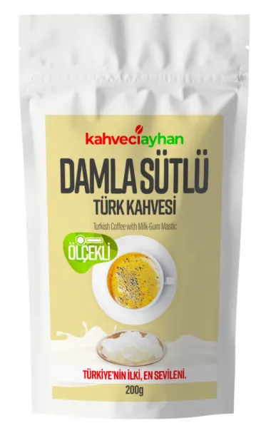 Kahveci Ayhan Damla Sütlü Türk Kahvesi 200 gr Kahve