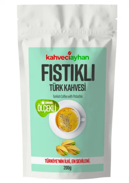 Kahveci Ayhan Fıstıklı Türk Kahvesi 200 gr Kahve