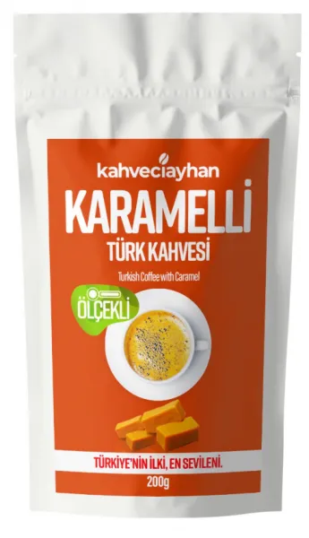 Kahveci Ayhan Karamelli Türk Kahvesi 200 gr Kahve