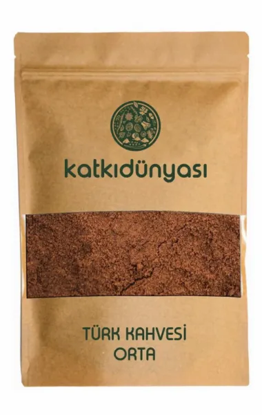 Katkı Dünyası Orta Kavrulmuş Türk Kahvesi 1 kg Kahve