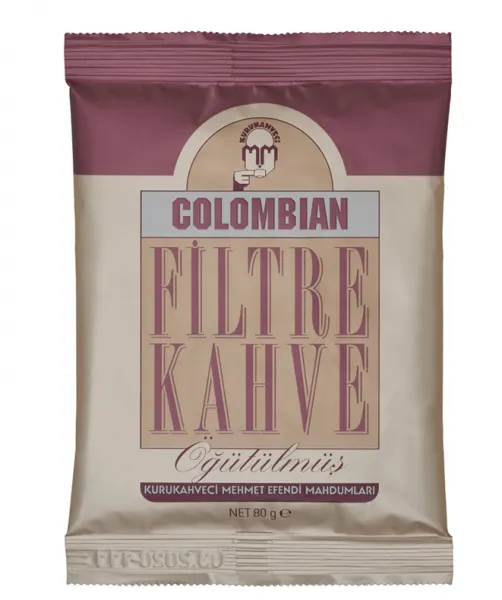 Kurukahveci Mehmet Efendi Colombian Filtre Kahve 80 gr Kahve