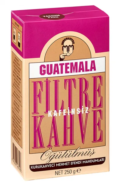 Kurukahveci Mehmet Efendi Guatemala Kafeinsiz Filtre Kahve 250 gr Kahve