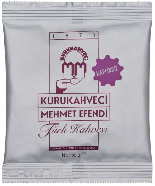 Kurukahveci Mehmet Efendi Kafeinsiz Türk Kahvesi 50 gr Kahve