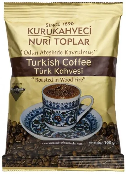 Kurukahveci Nuri Toplar Türk Kahvesi 100 gr Kahve