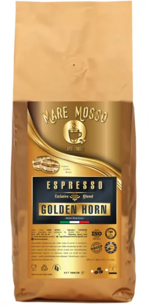 Mare Mosso Espresso Golden Horn Çekirdek Kahve 1 kg Kahve