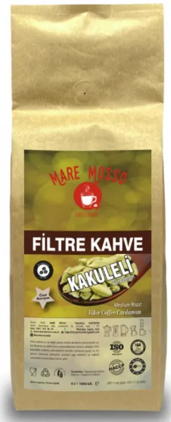 Mare Mosso Kakule Aromalı Filtre Kahve 1 kg Kahve