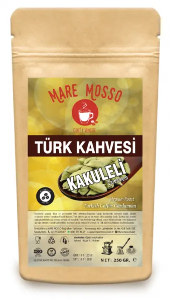 Mare Mosso Kakule Aromalı Türk Kahvesi 250 gr Kahve
