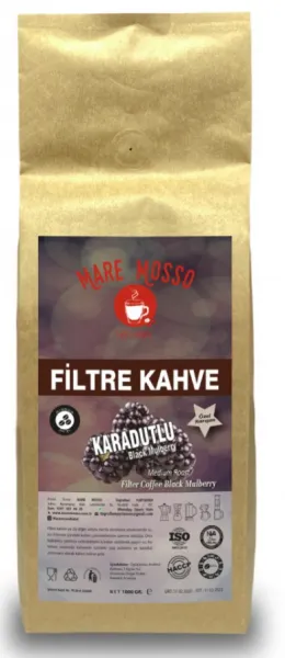 Mare Mosso Karadut Aromalı Filtre Kahve 1 kg Kahve
