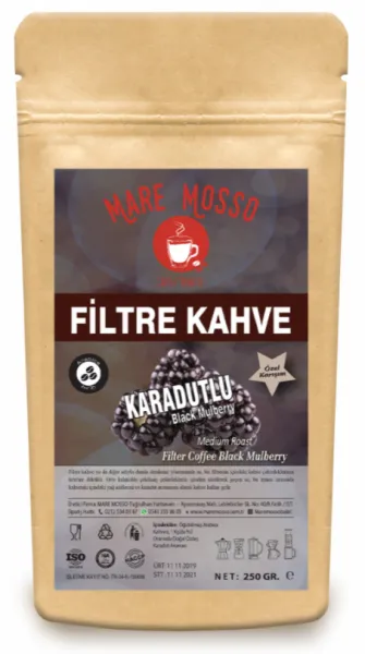 Mare Mosso Karadut Aromalı Filtre Kahve 250 gr Kahve