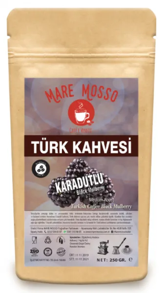Mare Mosso Karadut Aromalı Türk Kahvesi 250 gr Kahve