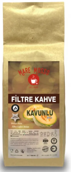 Mare Mosso Kavun Aromalı Filtre Kahve 1 kg Kahve
