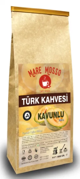 Mare Mosso Kavun Aromalı Türk Kahvesi 1 kg Kahve