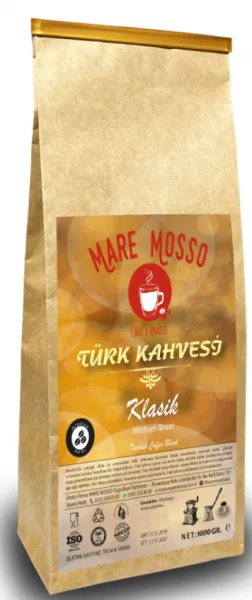 Mare Mosso Klasik Türk Kahvesi 1 kg Kahve