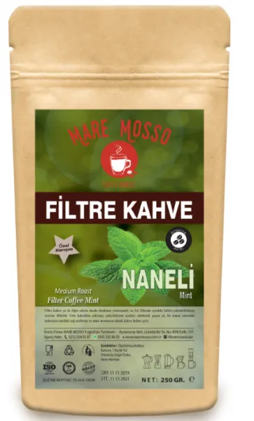 Mare Mosso Nane Aromalı Filtre Kahve 250 gr Kahve