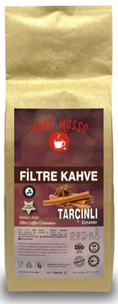 Mare Mosso Tarçın Aromalı Filtre Kahve 1 kg Kahve