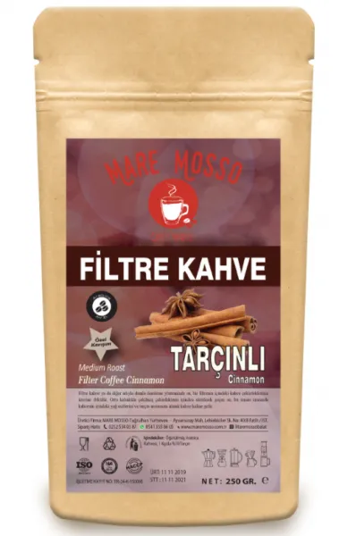 Mare Mosso Tarçın Aromalı Filtre Kahve 250 gr Kahve
