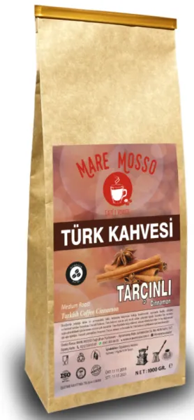 Mare Mosso Tarçın Aromalı Türk Kahvesi 1 kg Kahve