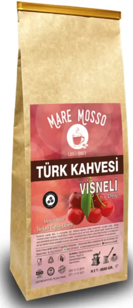 Mare Mosso Vişne Aromalı Türk Kahvesi 1 kg Kahve