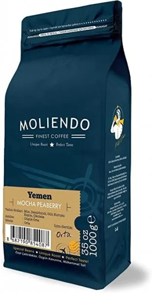Moliendo Yemen Mocha Yöresel Çekirdek Kahve 1 kg Kahve