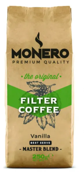 Monero Vanilyalı Filtre Kahve 250 gr Kahve