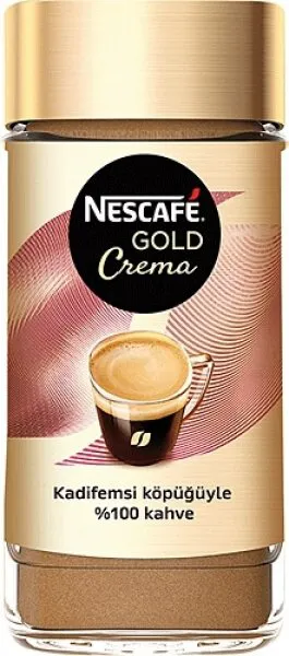 Nescafe Crema Hazır Kahve Kavanoz 95 gr Kahve