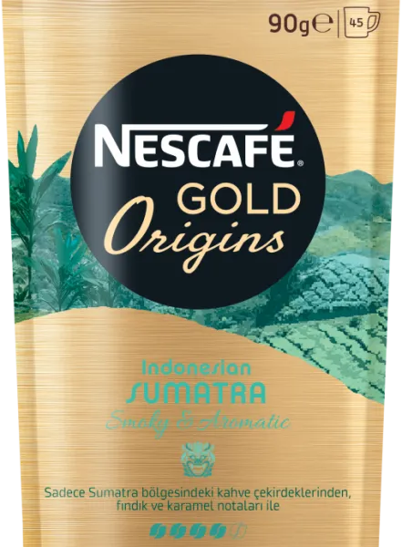 Nescafe Gold Origins Sumatra Hazır Kahve 90 gr Kahve