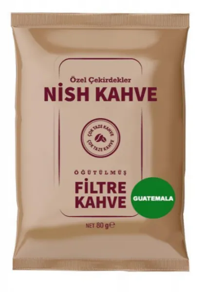 Nish Guatemala Filtre Kahve 80 gr Kahve