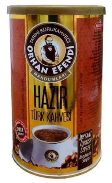 Orhan Efendi Hazır Türk Kahvesi Orta Şekerli 500 gr Kahve
