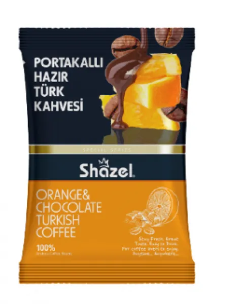 Shazel Special Portakallı Hazır Türk Kahvesi 100 gr Kahve