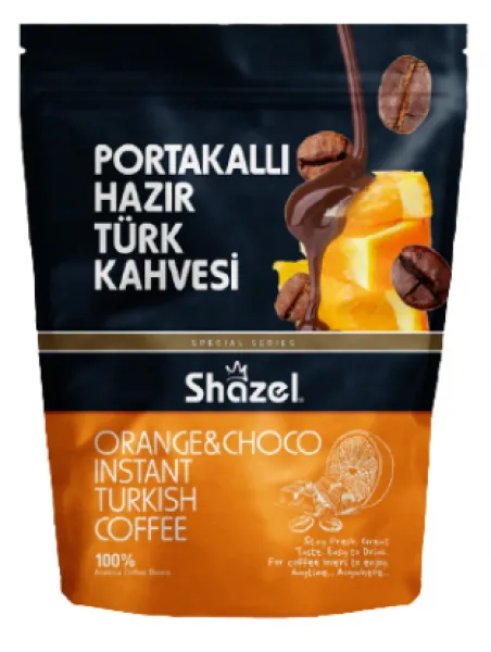 Shazel Special Portakallı Hazır Türk Kahvesi 200 gr Kahve