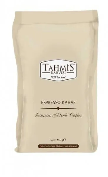 Tahmis Blend Espresso Çekirdek Kahve 250 gr Kahve