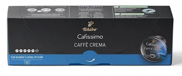 Tchibo Cafissimo Caffe Crema India 10 Kapsül Kahve Kahve