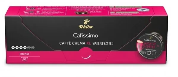 Tchibo Cafissimo Caffe Crema XL Wake Up 10 Kapsül Kahve Kahve