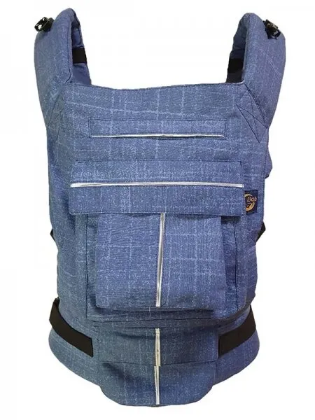 Babalin Baby Kırçıllı 3 Cepli 7-20 kg / Mavi Kanguru