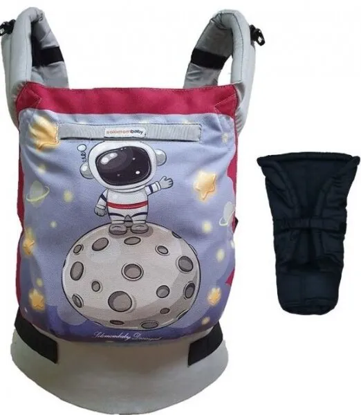 Solomom Baby Astronot Yenidoğan Set Gri / 0-20 kg Kanguru