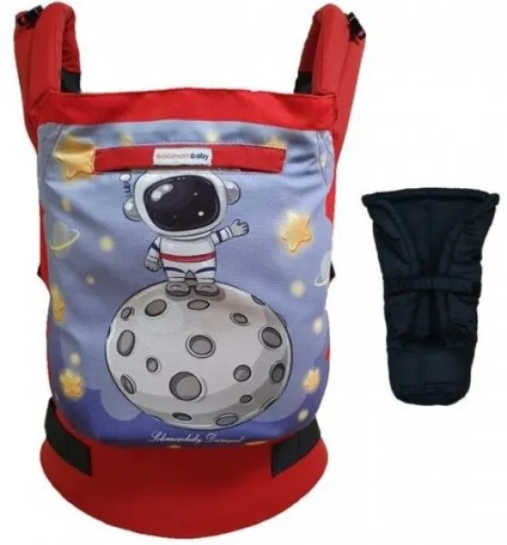 Solomom Baby Astronot Yenidoğan Set Kırmızı / 0-20 kg Kanguru