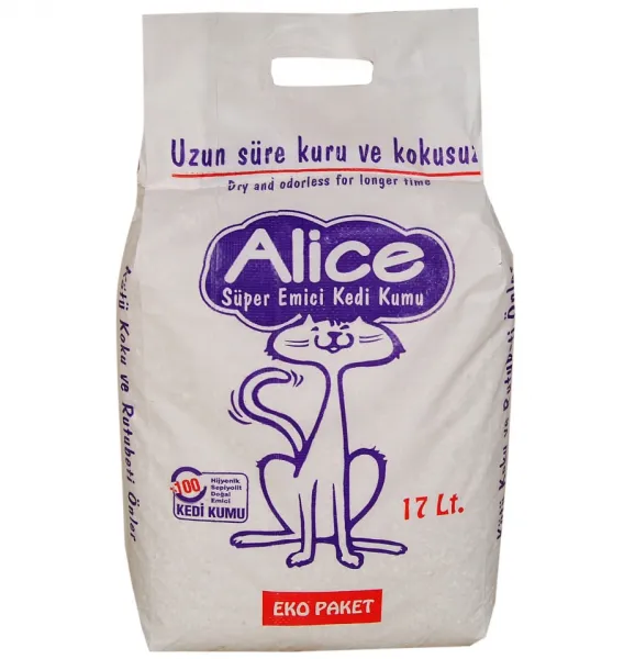 Alice Süper Emici Kokusuz 17 lt Kedi Kumu