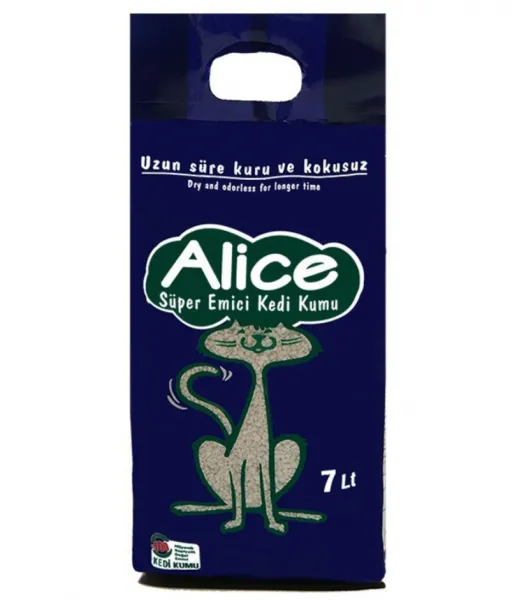 Alice Süper Emici Kokusuz 7 lt Kedi Kumu