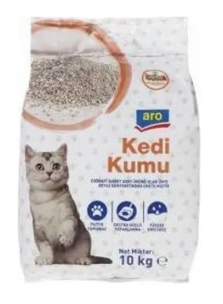 Aro Bentonite Kokusuz 10 kg Kedi Kumu