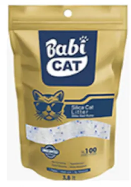 Babi Cat Silika Kristal 3.8 lt Kedi Kumu