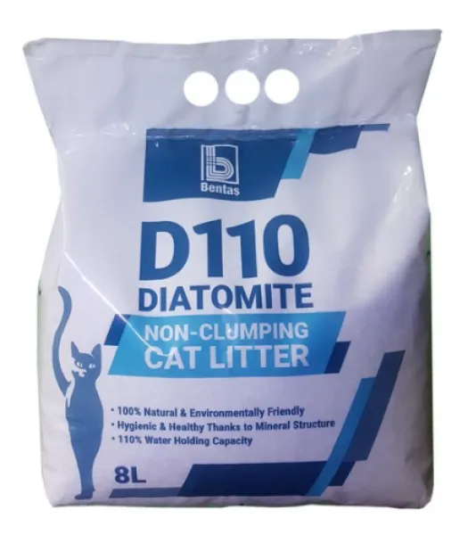 Bentaş D110 Diatomite Topaklanmayan Natural 8 lt Kedi Kumu
