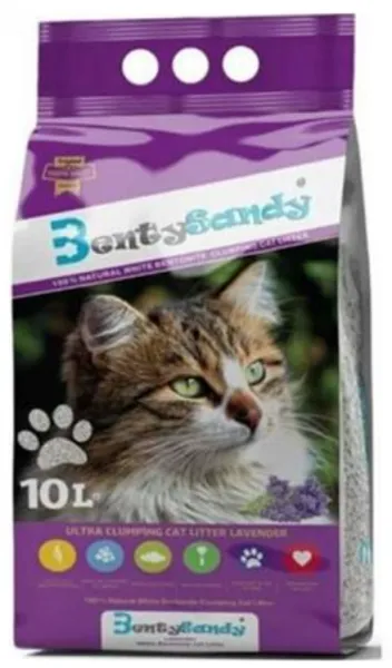 Benty Sandy Lavanta Kokulu İnce 10 lt Kedi Kumu