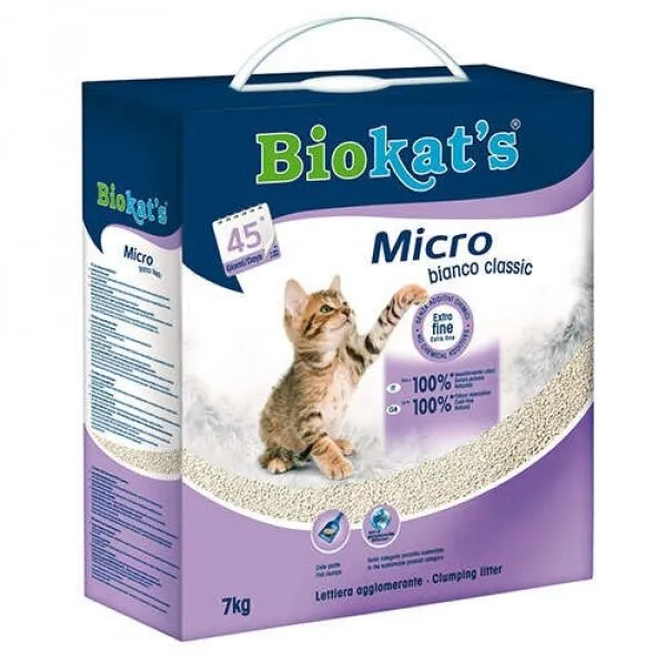 Biokats Micro Bianco Classic 7 kg Kedi Kumu