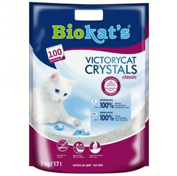 Biokats Victory Cat Crystals Classic Silica 7 kg Kedi Kumu