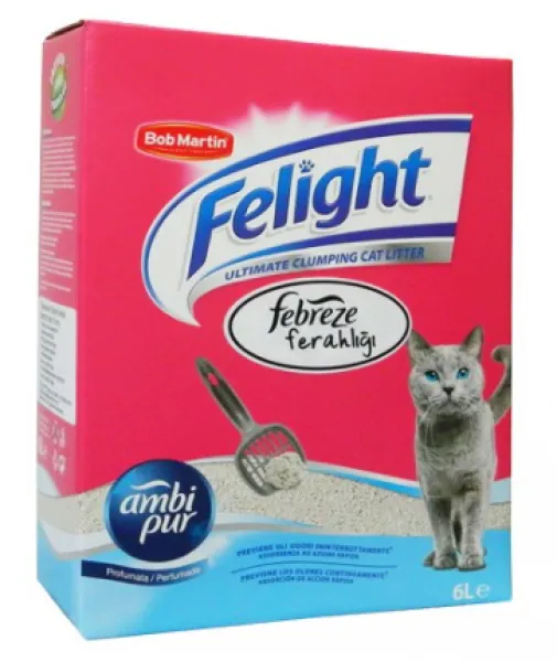 Bob Martin Febreze Felight Ambipur Bentonit 6 lt Kedi Kumu