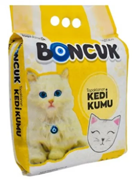 Boncuk Bentonit Papatya Kokulu 5 lt 5 lt Kedi Kumu