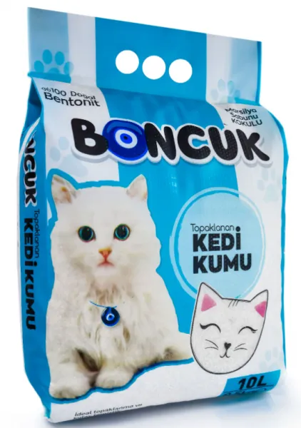 Boncuk Doğal Bentonit Marsilya Sabunu 10 lt 10 lt Kedi Kumu